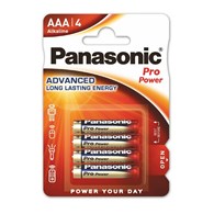 Bateria LR03 PANASONIC AAA PRO POWER 4 sztuki