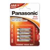 Bateria LR03 PANASONIC AAA PRO POWER 4 sztuki