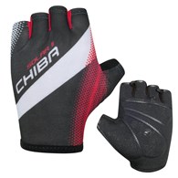 CHIBA rękawiczki SOLAR II XS czarno czerwone