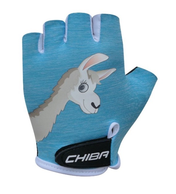 CHIBA rękawiczki COOL KIDS niebieskie lama XS