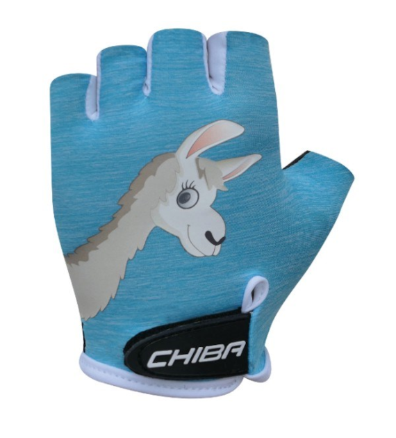 CHIBA rękawiczki COOL KIDS niebieskie lama XS