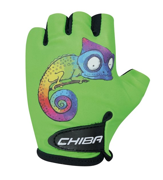 CHIBA rękawiczki COOL KIDS zielony kameleon XS