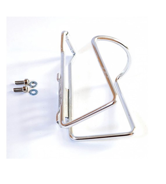 Koszyk bidonu srebrny