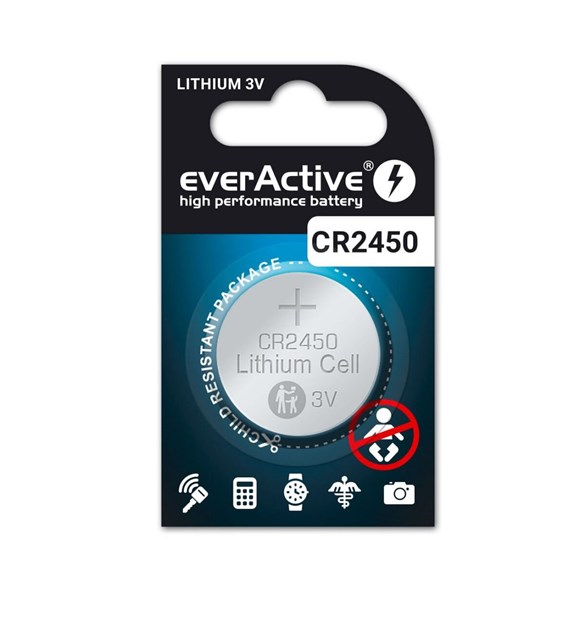 Bateria CR 2450 EVERACTIV 5 szt. cena za blister