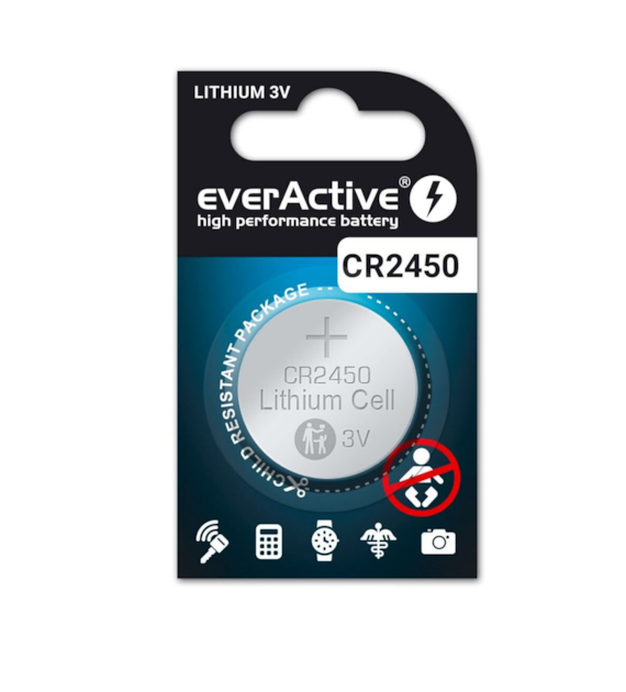 Bateria CR 2450 EVERACTIV 5 szt. cena za blister