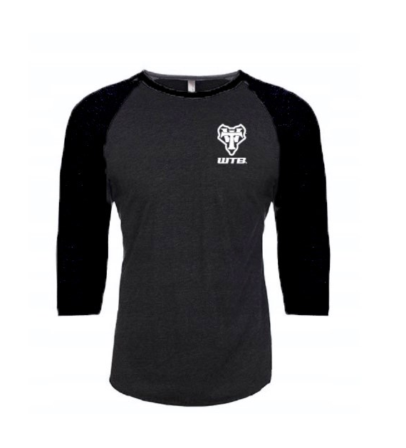WTB Koszulka RAGLAN 3/4 rękaw szaro czarna L