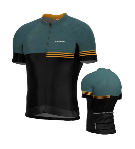 Biemme koszulka TERRA czarno zielona 3XL