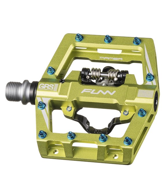 FUNN pedały MAMBA S jednostronne zielone