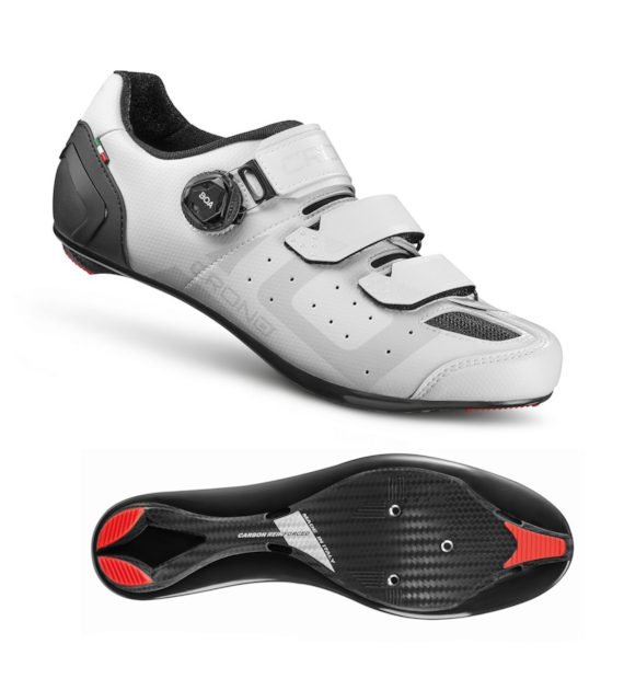 CRONO buty szosowe CR-3-22 białe 41 kompozyt