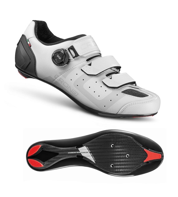 CRONO buty szosowe CR-3-22 białe 45 kompozyt