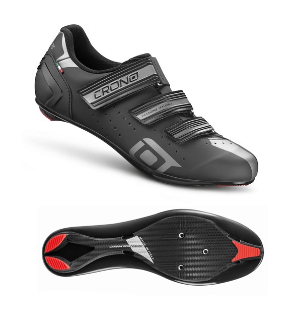 CRONO buty szosowe CR-4-22 czarne 46 kompozyt