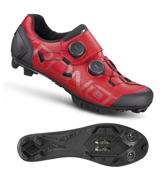 CRONO buty MTB CX-1-22 czerwone 45 kompozyt