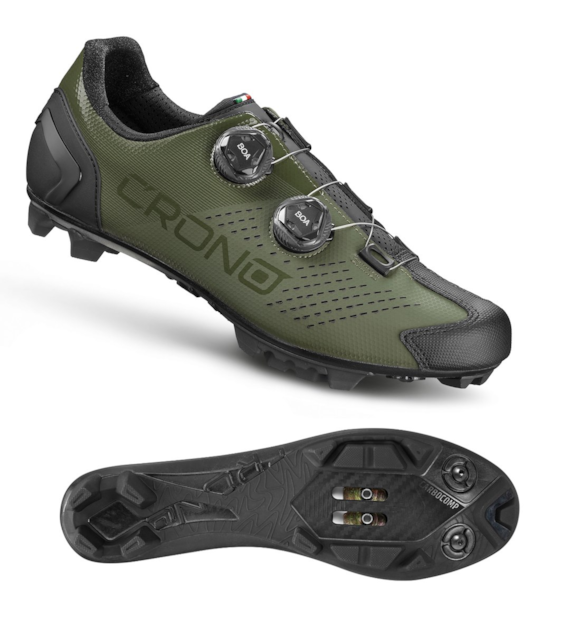 CRONO buty MTB CX-2-22 zielone 44 kompozyt