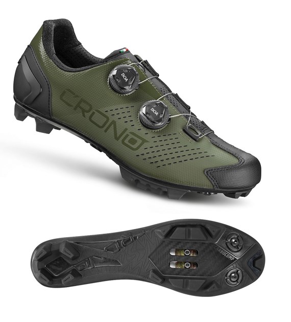 CRONO buty MTB CX-2-22 zielone 46 kompozyt