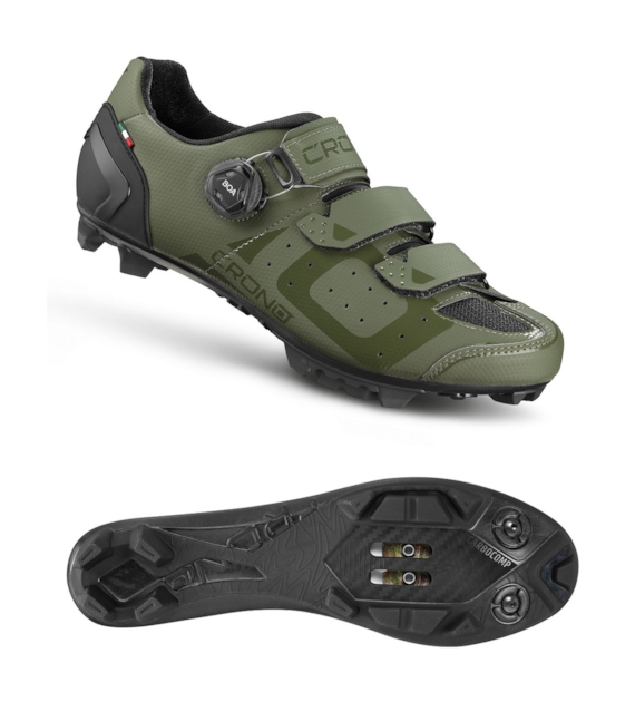 CRONO buty MTB CX-3-22 zielone 42 kompozyt
