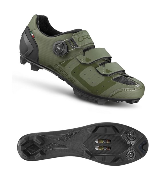 CRONO buty MTB CX-3-22 zielone 43 kompozyt