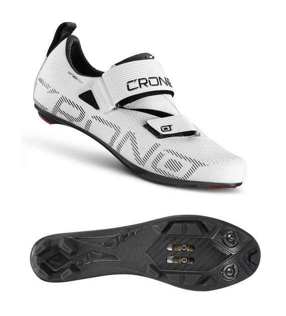 CRONO buty triatlonowe CT-1-20 białe 43 kompozyt