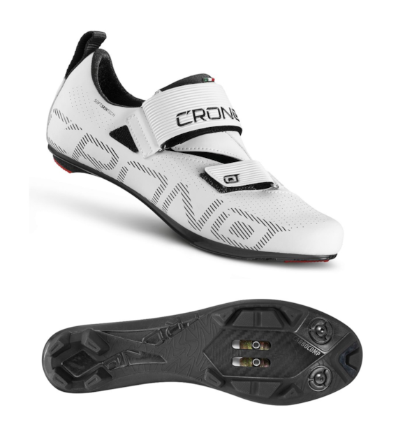 CRONO buty triatlonowe CT-1-20 białe 45 kompozyt