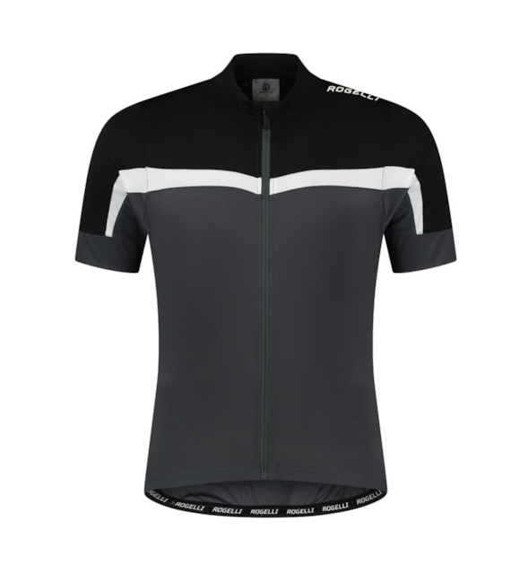 Rogelli koszulka COURSE 3XL czarno szara