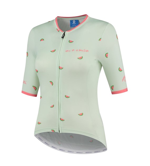 Rogelli koszulka FRUITY LDS miętowo koralowa S