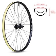 WTB Koło PROTERRA i27x29'' tył 142x12 32 6 śrub SR