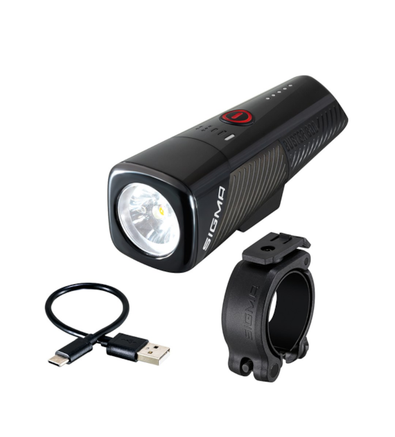 Sigma lampka przednia BUSTER 800 FL czarna