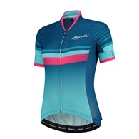 Rogelli koszulka IMPRESS LDS niebiesko różowa XS