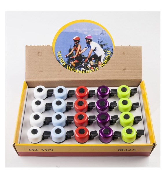 Dzwonek mini alu/kolor opakowanie 20 sztuk