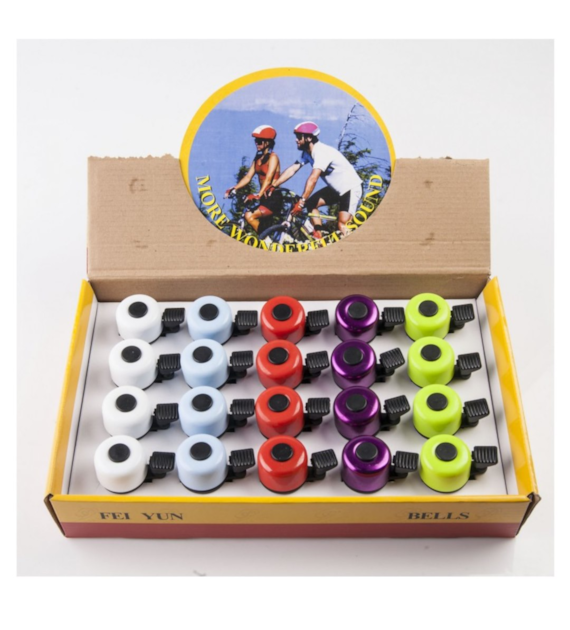 Dzwonek mini alu/kolor opakowanie 20 sztuk