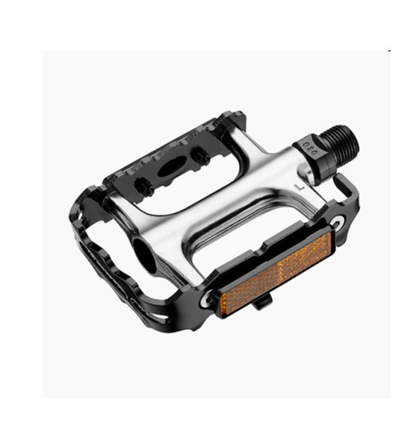 Pedały MTB VP-E196 srebrno czarne blister