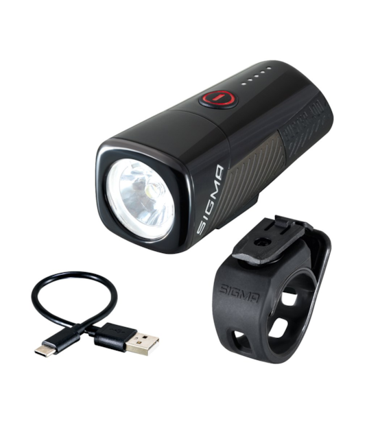 Sigma lampka przednia BUSTER 400 FL czarna