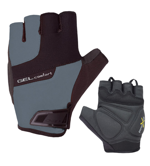 CHIBA rękawiczki GEL COMFORT XS szare