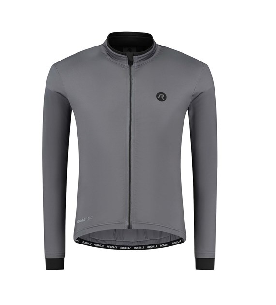 Rogelli koszulka dł. rękaw ESSENTIAL 3XL grafitowa