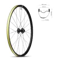 WTB Koło CZR i23x700 przód 100x12 24 6 śrub