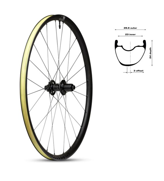 WTB Koło CZR i23x700 tył142x12 24 6 śrub Shimano