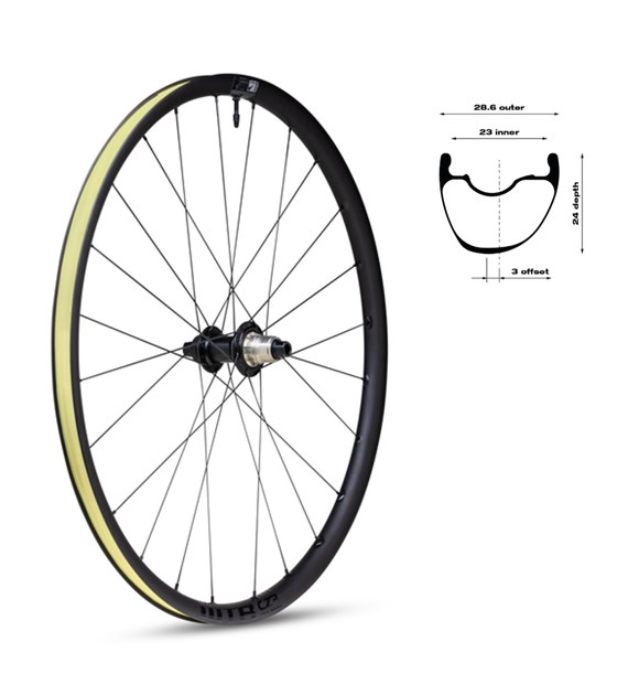 WTB Koło CZR i23x700 tył 142x12 24 6 śrub SRAM XDR