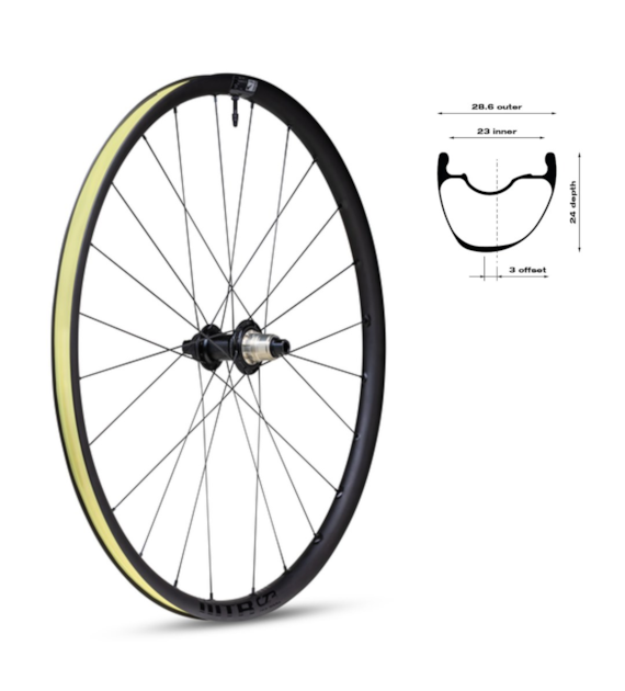 WTB Koło CZR i23x700 tył 142x12 24 6 śrub SRAM XDR