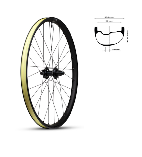 WTB Koło CZR i30x29'' tył148x112 28 6 śrub XDR
