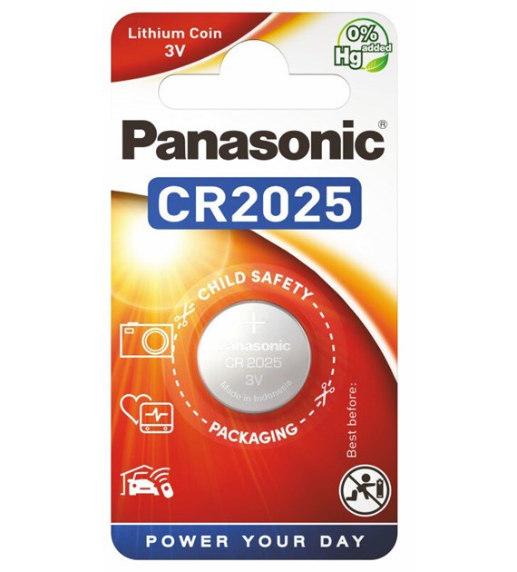 Bateria CR2025 Panasonic w op. 1 szt. cena za szt.