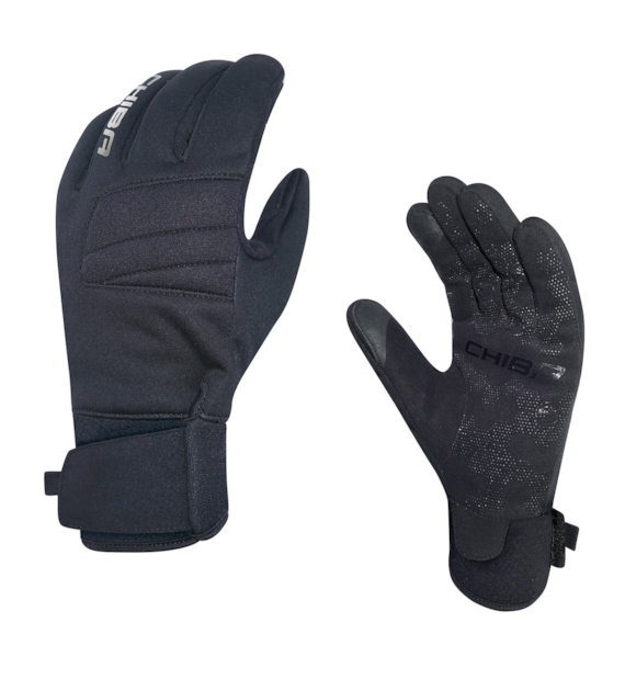 CHIBA Rękawiczki CLASSIC czarno srebrne XL