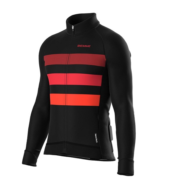 Biemme koszulka dł. ręk CALDERONE czarno czer. 3XL