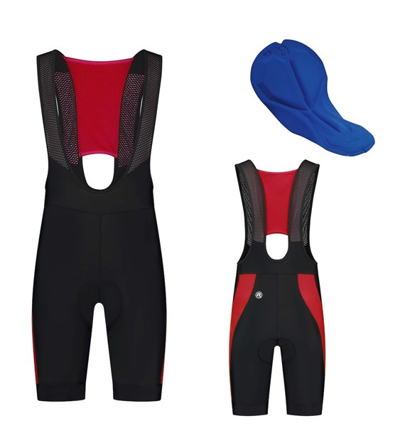 Rogelli spodenki TYRO II czarno czerwone S