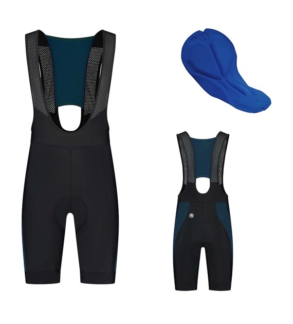 Rogelli spodenki TYRO II czarno niebieskie S