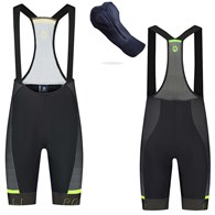 Rogelli spodenki HERO II czarno szaro żółte XXL