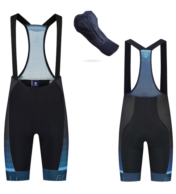 Rogelli spodenki HERO II czarno niebieskie 3XL