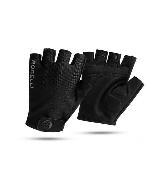 Rogelli rękawiczki CORE KIDS czarne 128-140