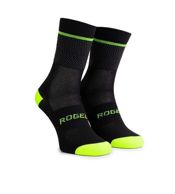 Rogelli skarpetki HERO II czarno żółte XL 44-47