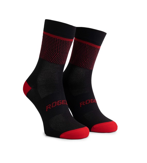Rogelli skarpetki HERO II czarno czerw. XL 44-47