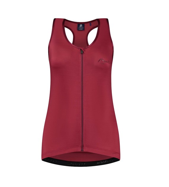 Rogelli koszulka bez rękawków ABBEY wiśniowa S