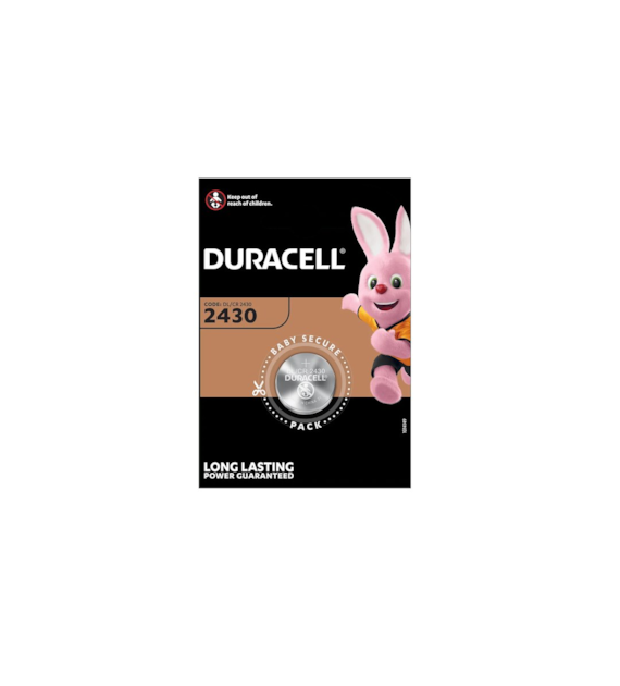 Bateria CR2430 DURACELL w op.1 szt cena za sztukę